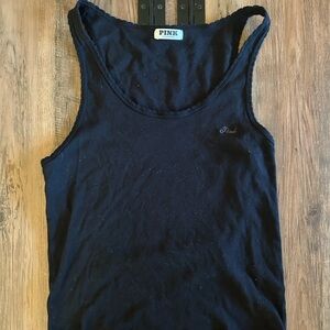 PINK Victoria's Secret Black Tank Top